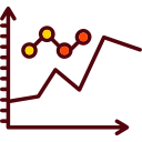 gráfico de líneas icon