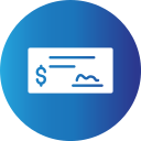 cheque bancario icon