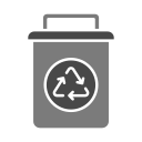 tacho de reciclaje icon