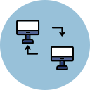 transferencia de datos icon