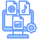 sistema de gestión de contenidos icon