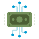 dinero digital icon