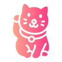 gato chino de la suerte icon