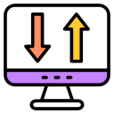 transferencia de datos icon