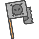 bandera pirata icon