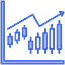 gráfico de velas icon