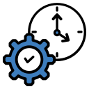 hora del reloj icon