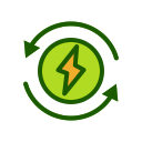 energía renovable icon