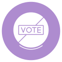 voto prohibido icon