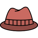 sombrero de fieltro icon