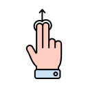 Swipe up 