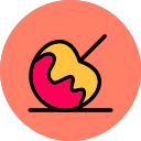 manzana de caramelo icon