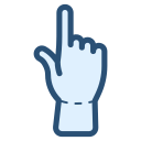 cursor de mano icon