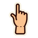 cursor de mano icon