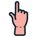 cursor de mano icon