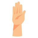 levantar la mano icon