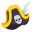 sombrero pirata icon