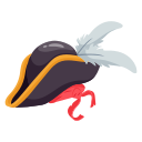 sombrero pirata icon