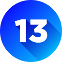 número 13 icon