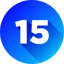 numero 15 icon