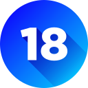 número 18 icon