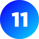 numero 11 icon