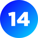 número 14 icon