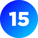 numero 15 icon