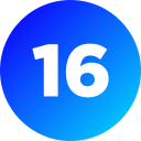 número 16 icon