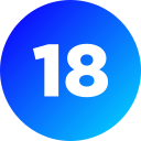 número 18 icon