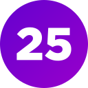 número 25 icon