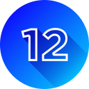 numero 12 icon