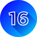 número 16 icon