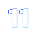 número 11 icon