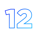 numero 12 icon