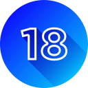 número 18 icon