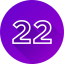 número 22 icon