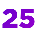 número 25 icon