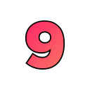 número 9 icon