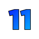 número 11 icon