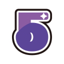 número 5 icon