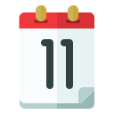 fecha del calendario icon