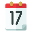 fecha del calendario icon