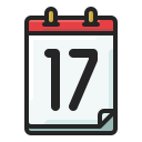 fecha del calendario icon