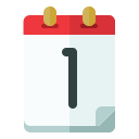 fecha del calendario icon