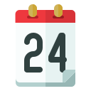 fecha del calendario icon