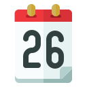 fecha del calendario icon