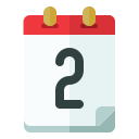 fecha del calendario icon