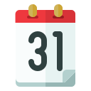 fecha del calendario icon