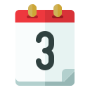 fecha del calendario icon